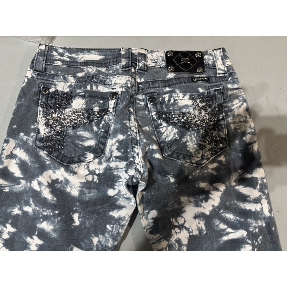 MISS ME Skinny Tie Dye Jeans With Stretch 30x32 RARE & Hard To Find 👖 - Picture 4 of 7